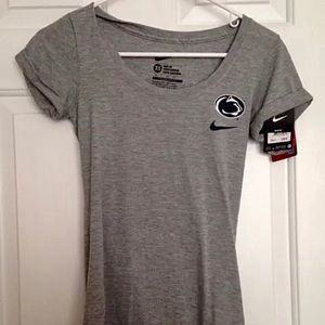 Nike Grey Penn State T-shirt - Size XS